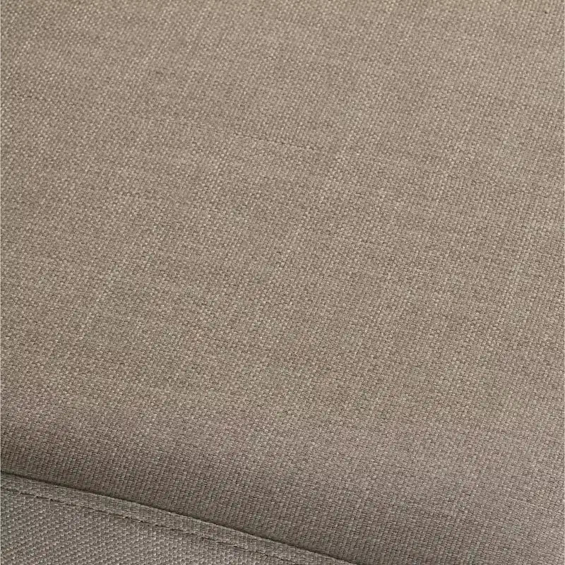 Banc rembourré clouté Finish, Gris antique