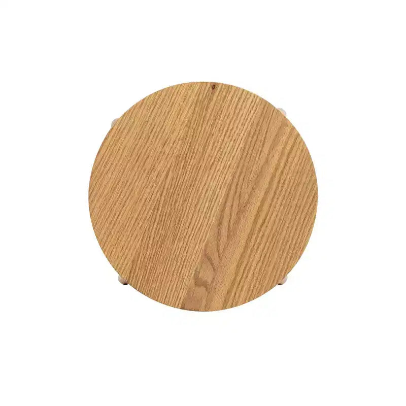 Tabouret de bar réglable minimaliste en chêne, chêne brun noyer