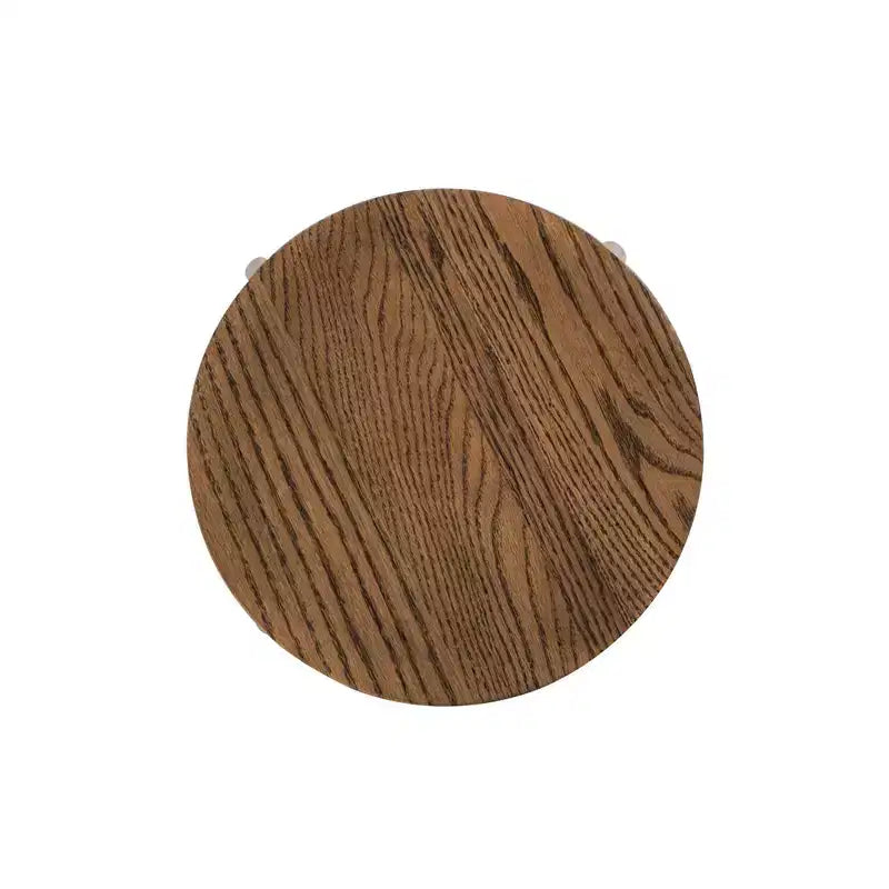 Tabouret de bar réglable minimaliste en chêne, chêne brun noyer