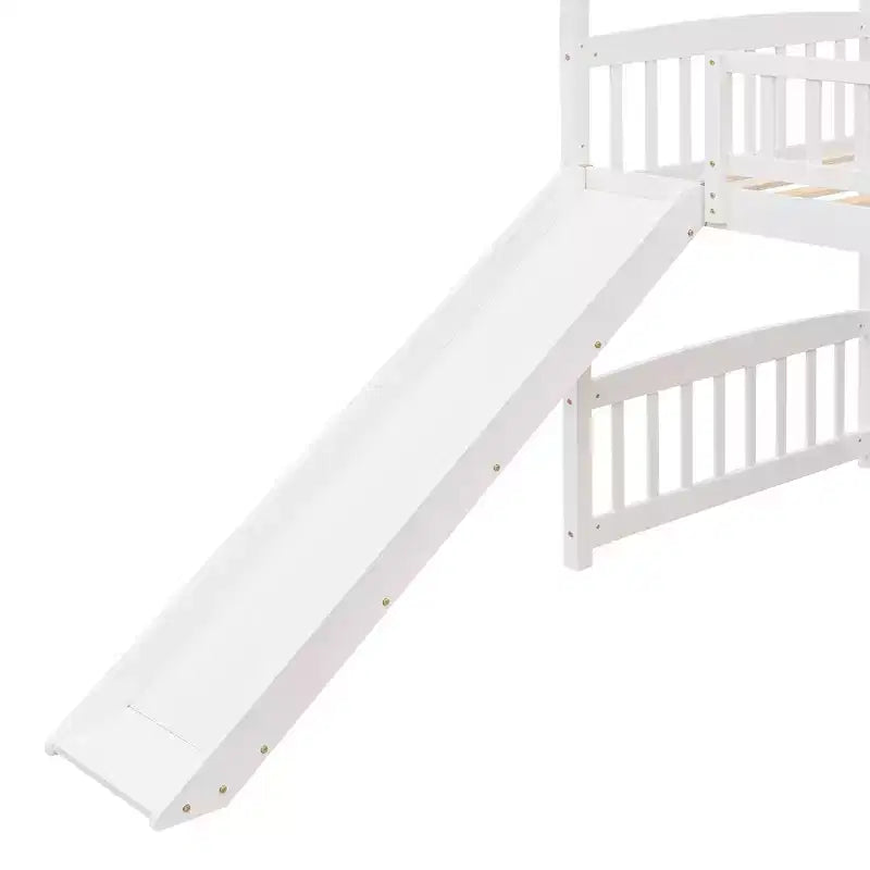 Lit superposé moderne double avec toboggan de 79,5L x 41,8W