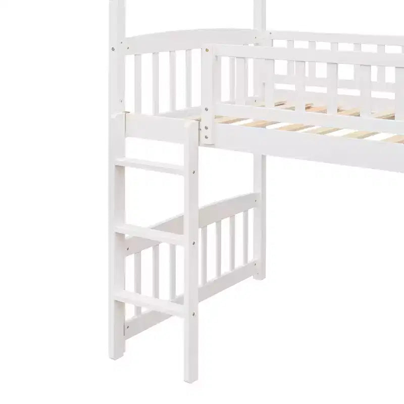 Lit superposé moderne double avec toboggan de 79,5L x 41,8W