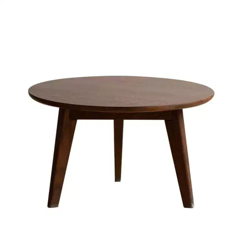 Table basse avec étagère Plateau en bois massif Table basse