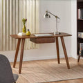 Christopher Knight Home Lombok Versatile Wood Home Office Computer Desk with 1 Drawer, Walnut
