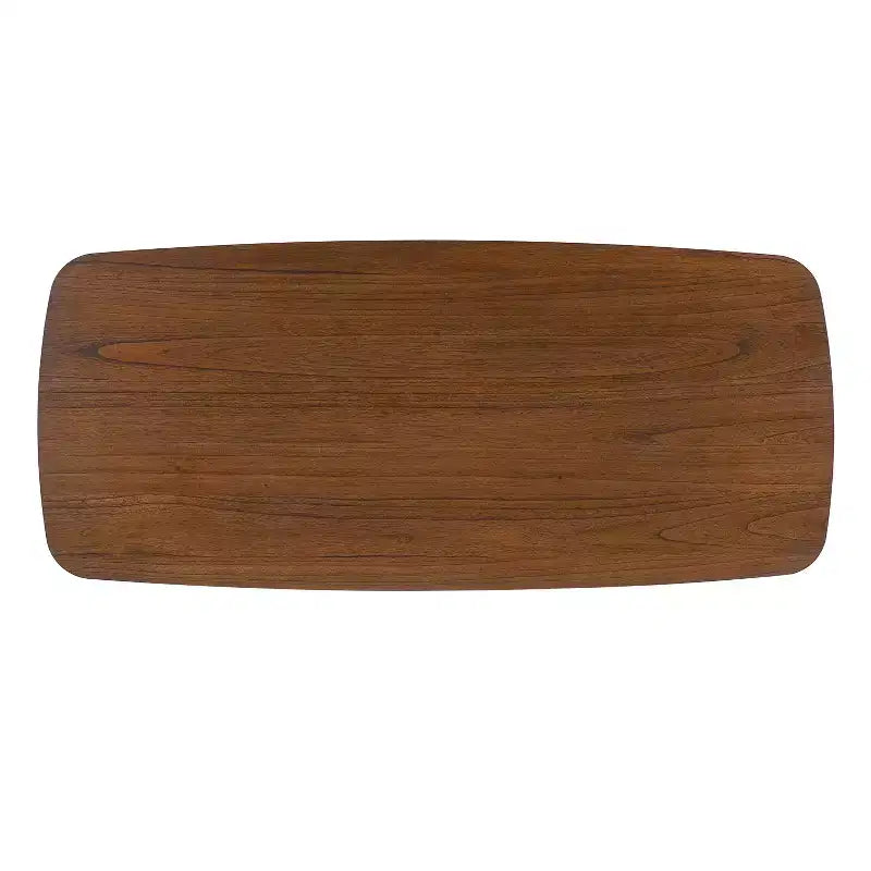 Bureau informatique polyvalent en bois avec 1 tiroir, Noyer