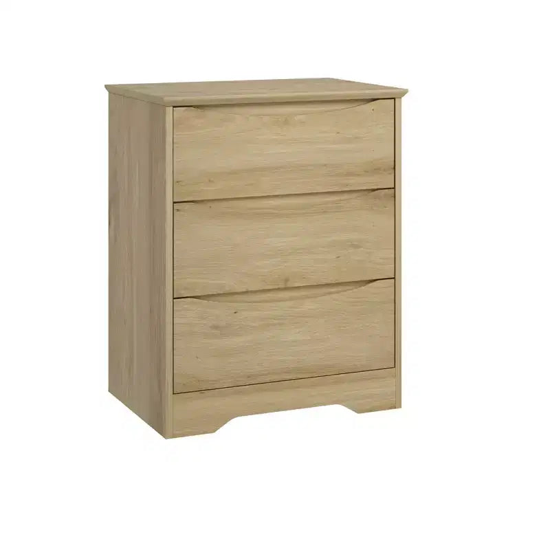 Commode moderne avec 3 tiroirs spacieux - 60x36x75 cm, poignées dissimulées pour chambre et salon