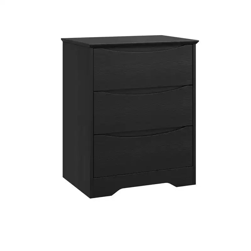 Commode moderne avec 3 tiroirs spacieux - 60x36x75 cm, poignées dissimulées pour chambre et salon