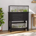 20-29 Gallon Aquarium Stand Dual Tier, Anti-Tipping Design, Open Storage, for Living Room, Home