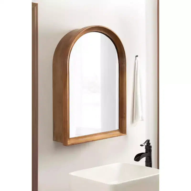 Meuble-lavabo avec miroir et arche