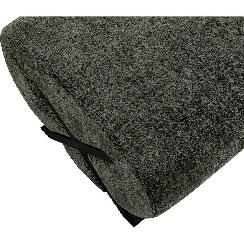 Pouf rembourré en tissu