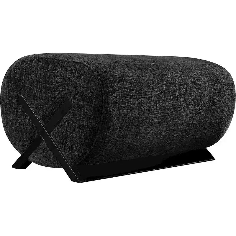 Pouf rembourré en tissu