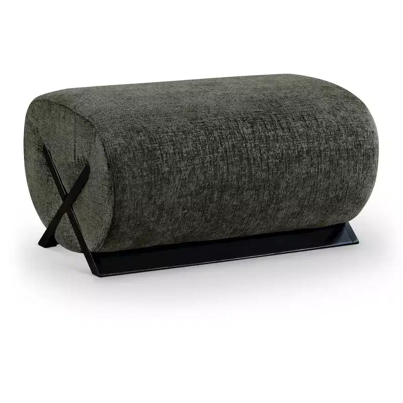 Pouf rembourré en tissu