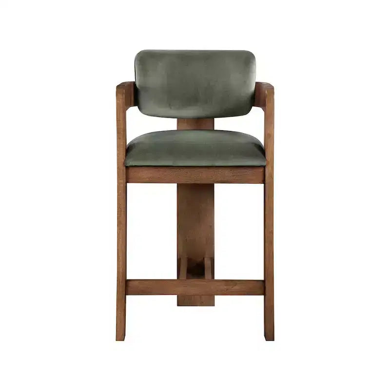 Tabouret de bar en velours
