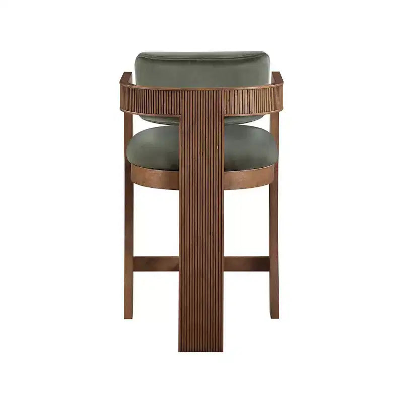 Tabouret de bar en velours