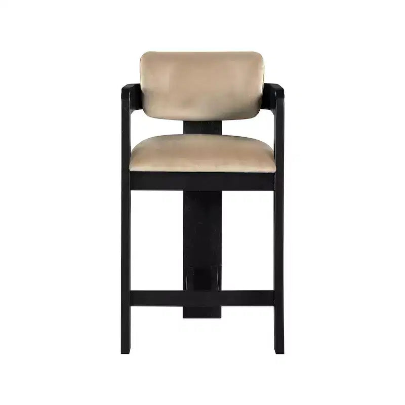 Tabouret de bar en velours