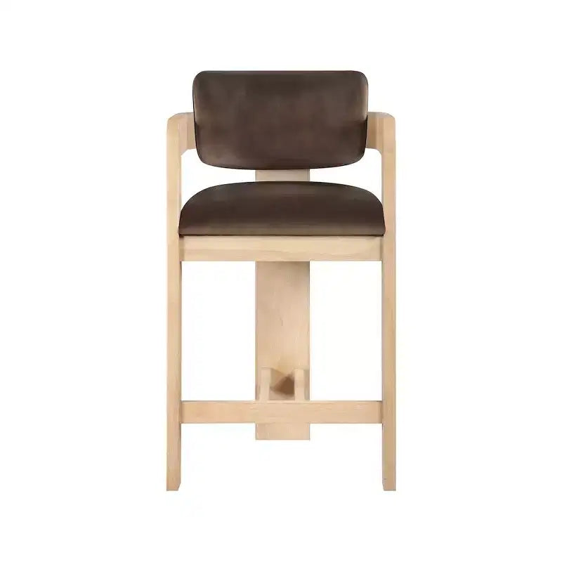 Tabouret de bar en velours