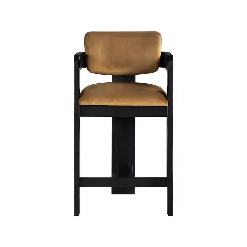 Tabouret de bar en velours