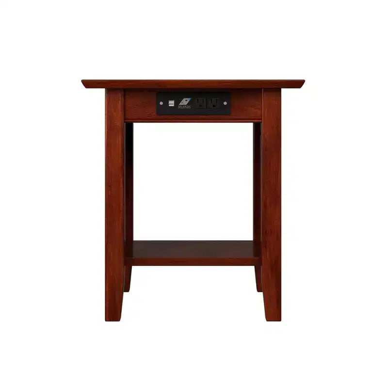 Table d'appoint avec chargeur