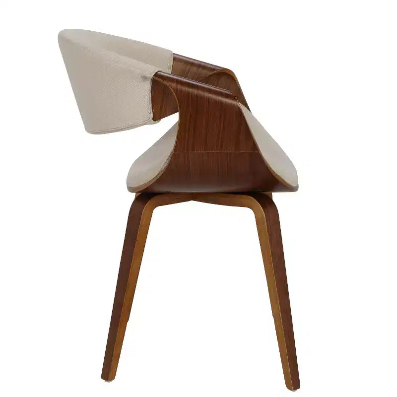 Chaise d'appoint de salle à manger moderne du milieu du siècle