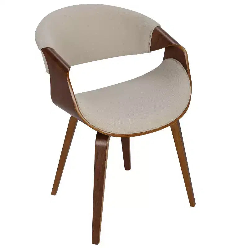 Chaise d'appoint de salle à manger moderne du milieu du siècle