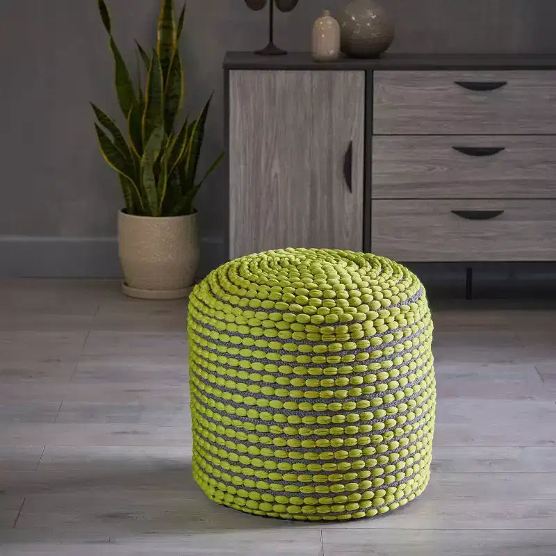 Pouf ottoman rond