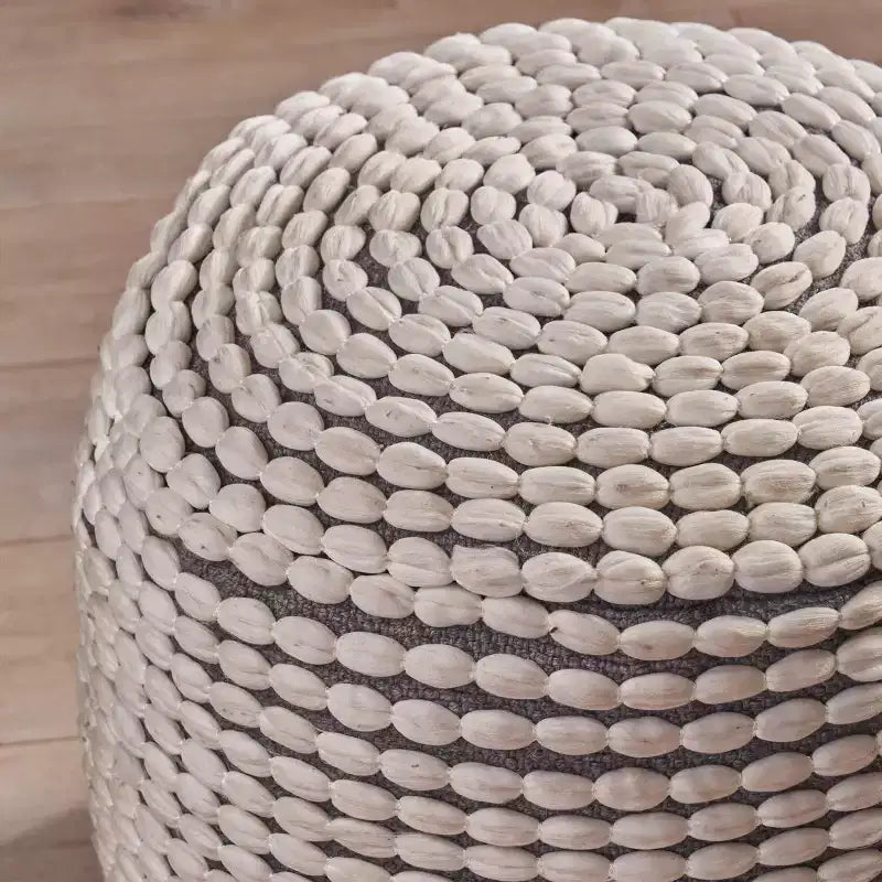 Pouf ottoman rond
