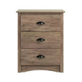 Salt Spring 3 Drawer Tall Nightstand Drifted - Prepac