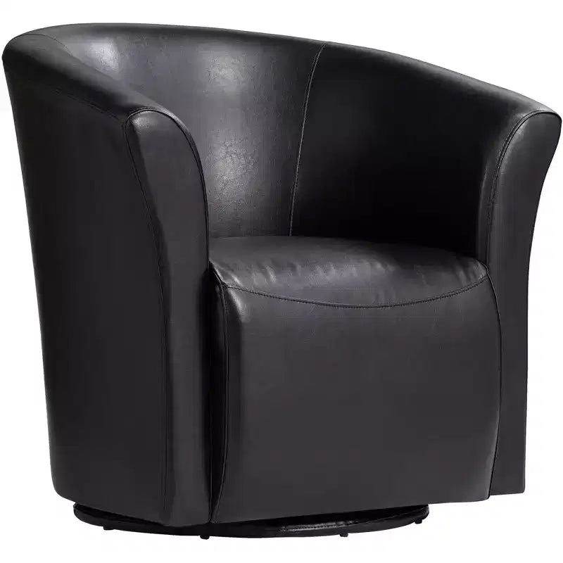 Elements Rocket 31 Wide Rivera Black Swivel Accent Club Chair