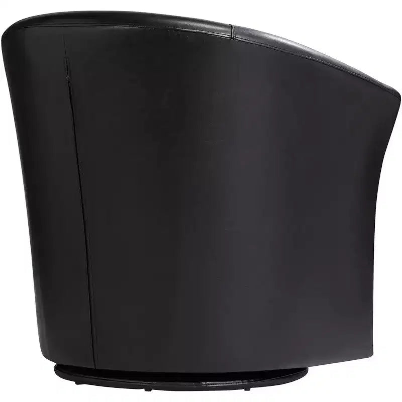 Fauteuil pivotant 31 po de largeur, noir