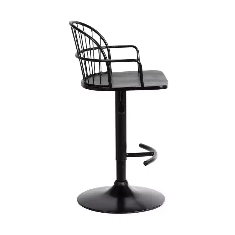 Tabouret de bar réglable en métal