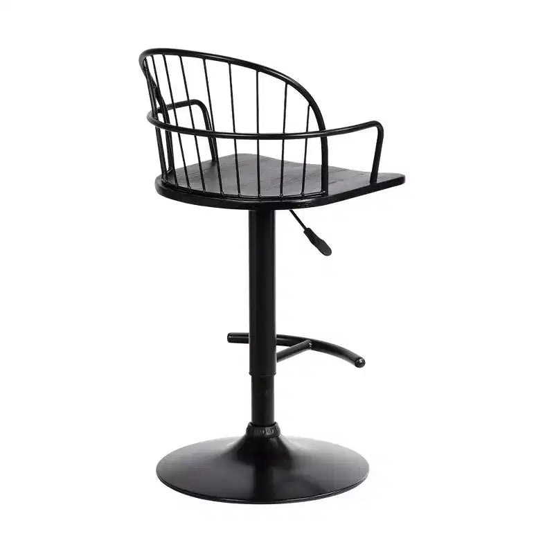 Tabouret de bar réglable en métal