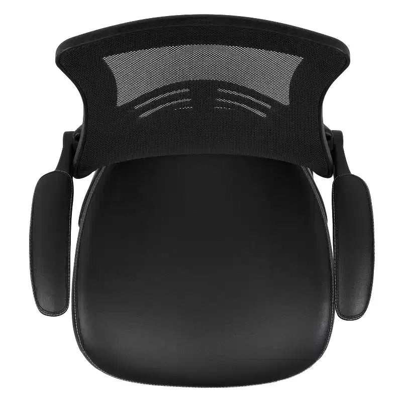 Chaise de bureau ergonomique à dossier en maille | Accoudoirs relevables, support lombaire, piètement luge